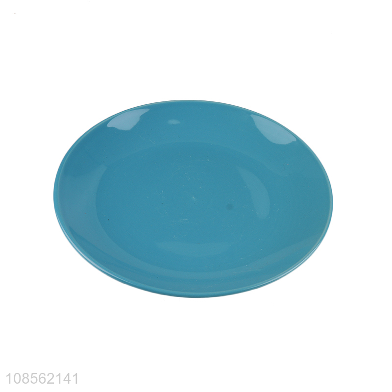 Wholesale solid color ceramic dinner plate for home restaurant