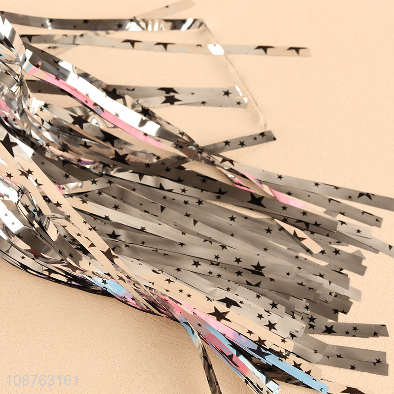 China products 1.2m party decoration foil fringe curtain for sale