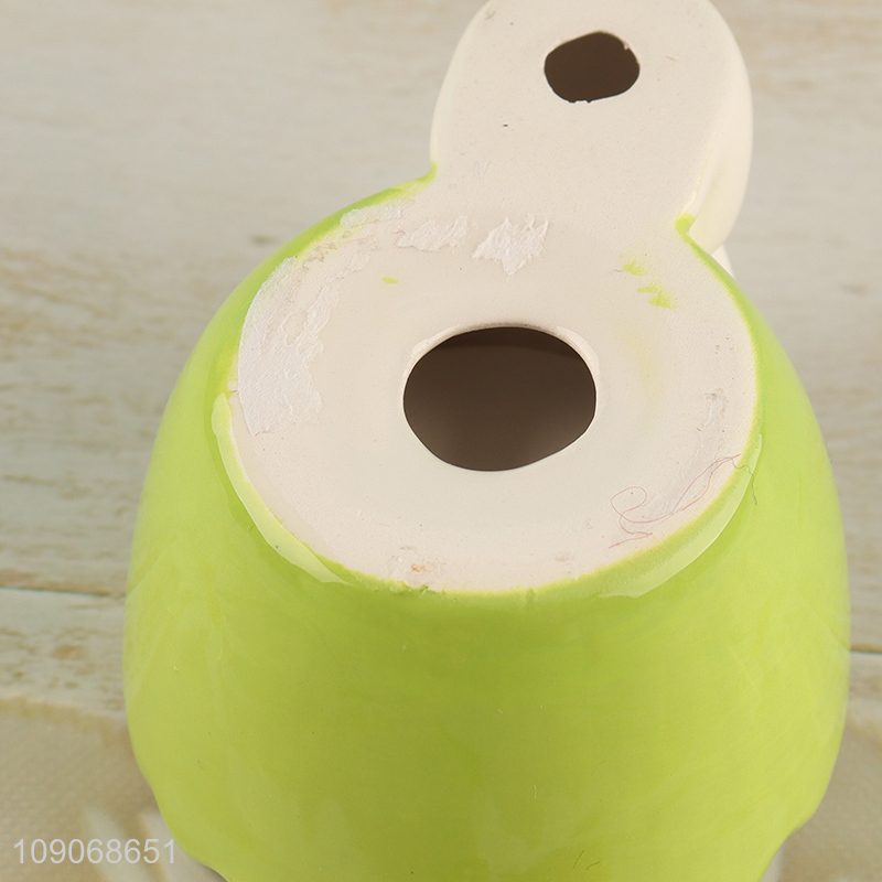 Good quality rabbit shape kitchen ceramic egg cup stand holder