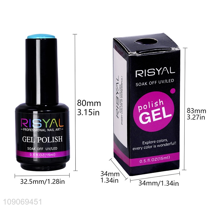 Low price quick dry 15ml nail art supplies uv gel polish for sale