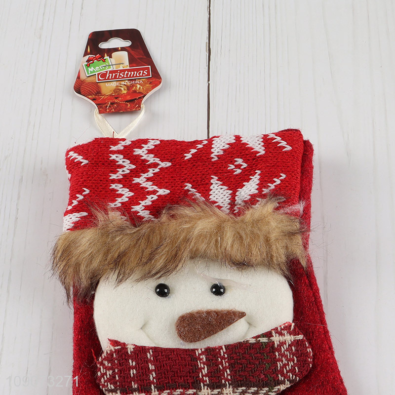 Good price hanging Christmas stocking candy bag gifts bag for Christmas tree