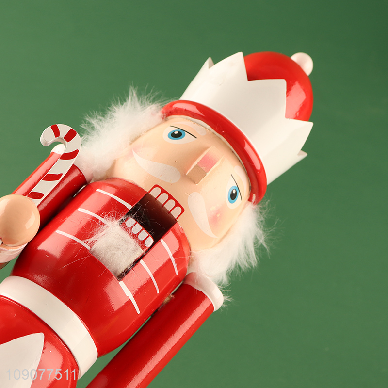 Latest design home decor christmas wooden nutcracker soldier ornament