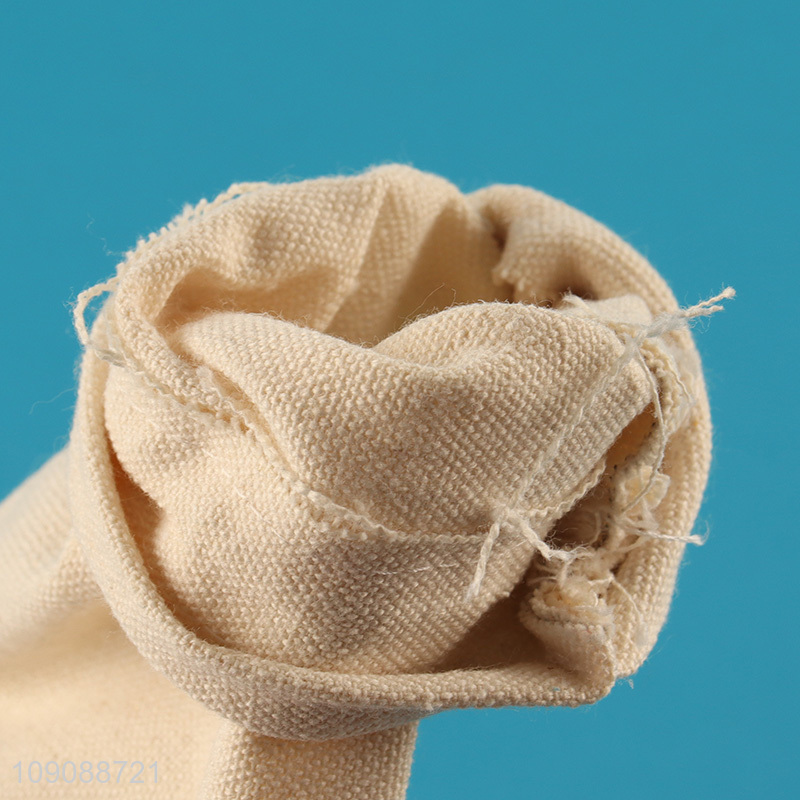 Factory Price Cotton Linen Drawstring Bag Treat Bag Jewelry Pouch