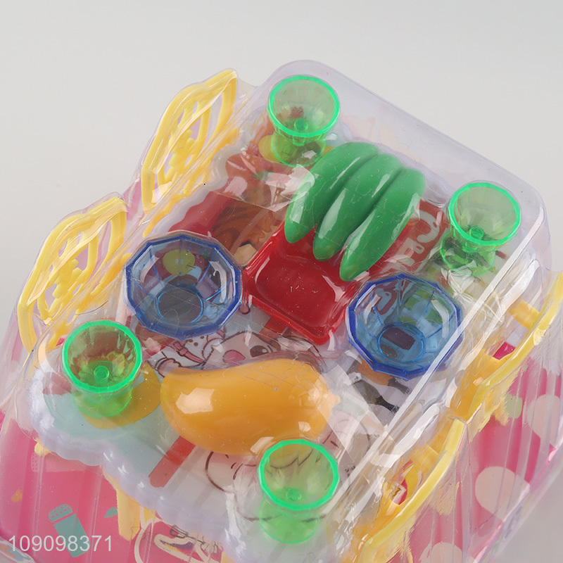 Hot Selling 14PCS Pretend Play Toys Kitchen Cooking Playset for Boys Girls