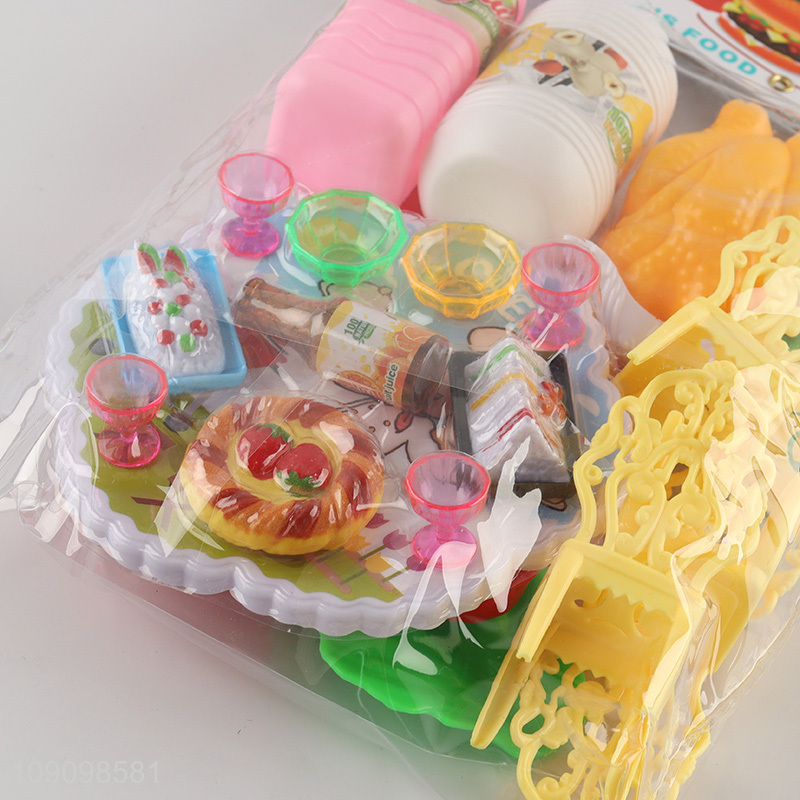 New Arrival 24PCS Kids Kitchen Toy Accessories Toddlers Cooking Playset