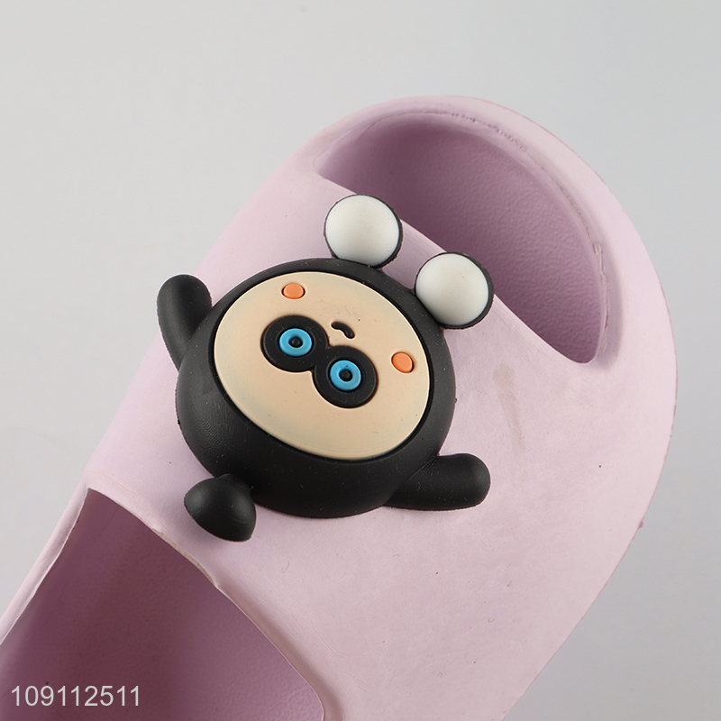 Good quality cartoon summer breathable anti-slip eva slippers for kids