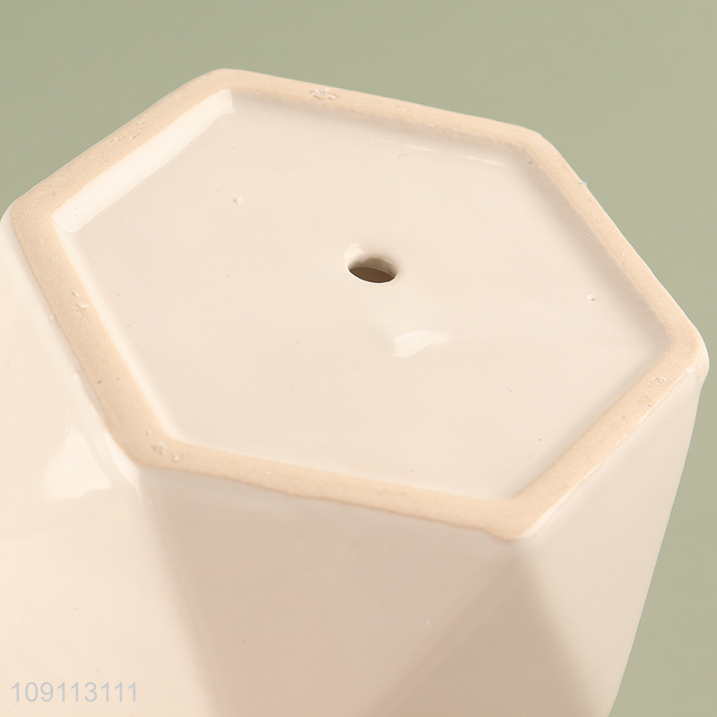 Best selling modern style home decor ceramic mini flower pot wholesale