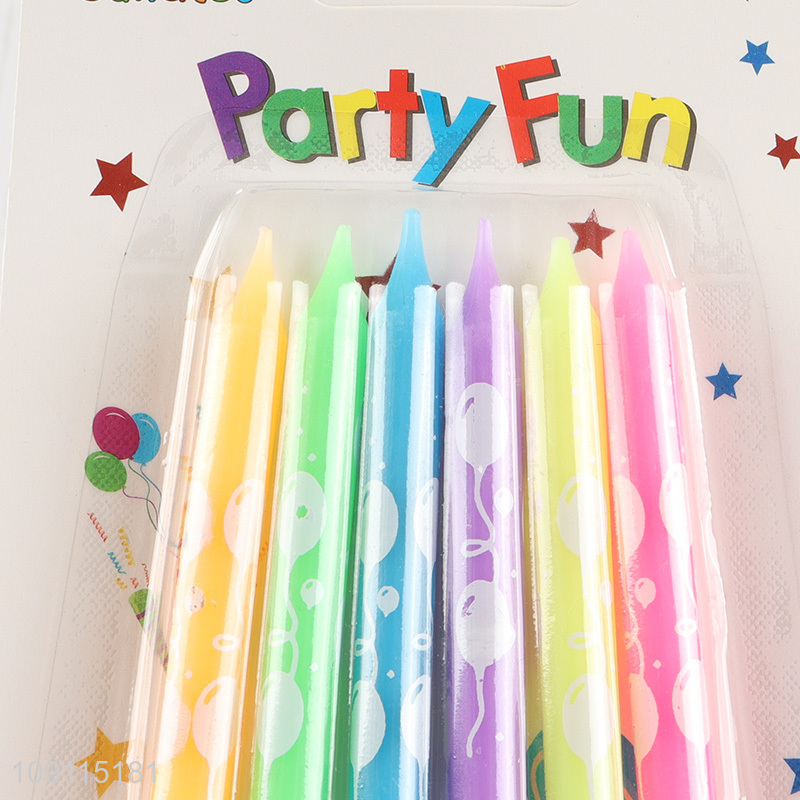 Factory Supply 6 Pieces Birthday Candles for Kids Birthday Party Cake Decoration