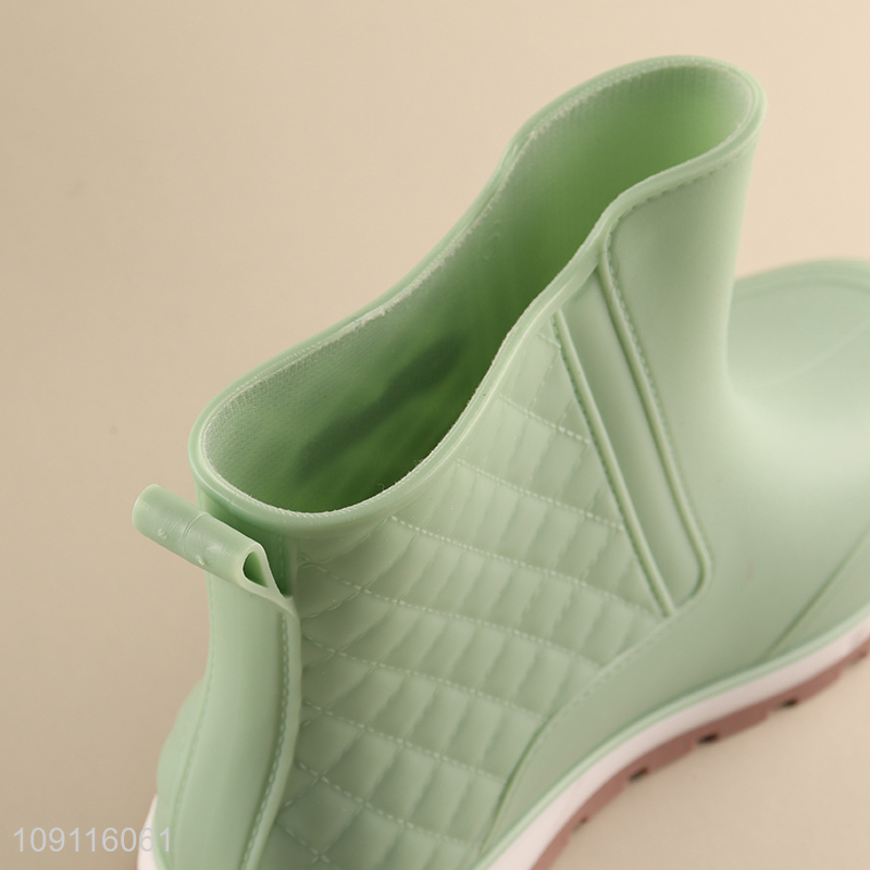 Latest products waterproof women rain boots for outdoor