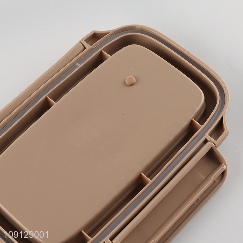 Hot products portable plastic lunch box with tableware set