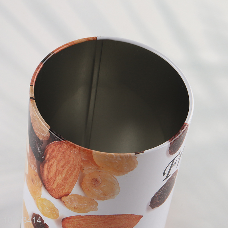 Good Quality Tin Storage Box Metal Canister for Tea Dried Fruits