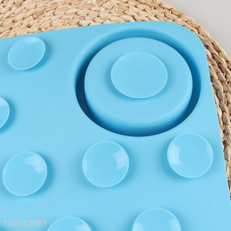 Top selling non-slip silicone pet slow feeder lick mat wholesale