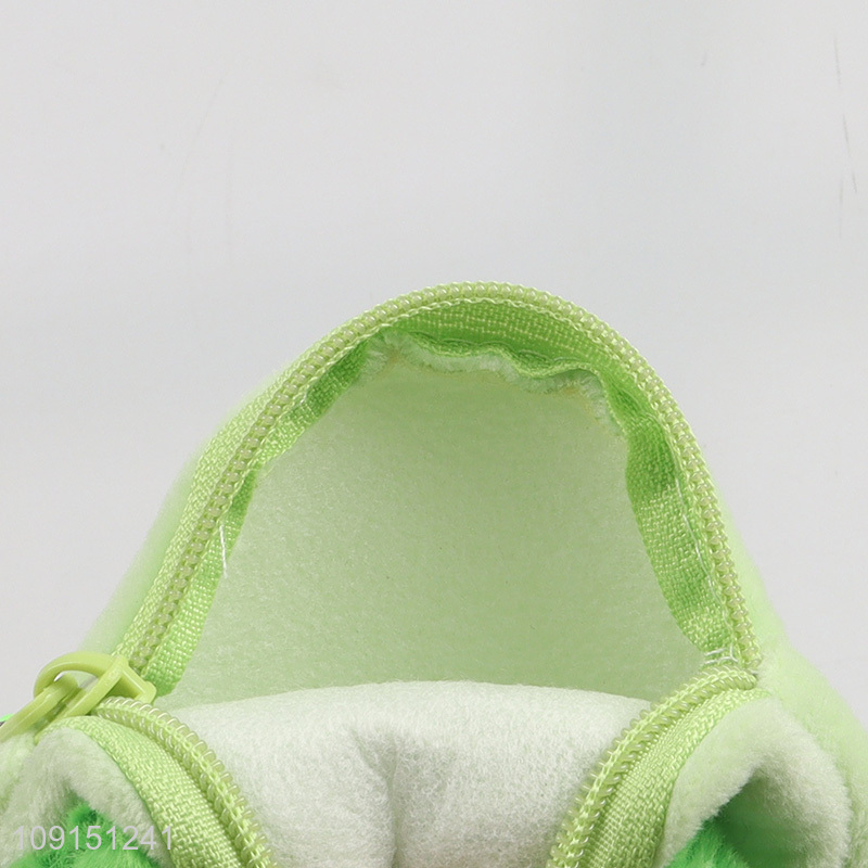 Factory supply portable plush frog coin purse key bag for sale