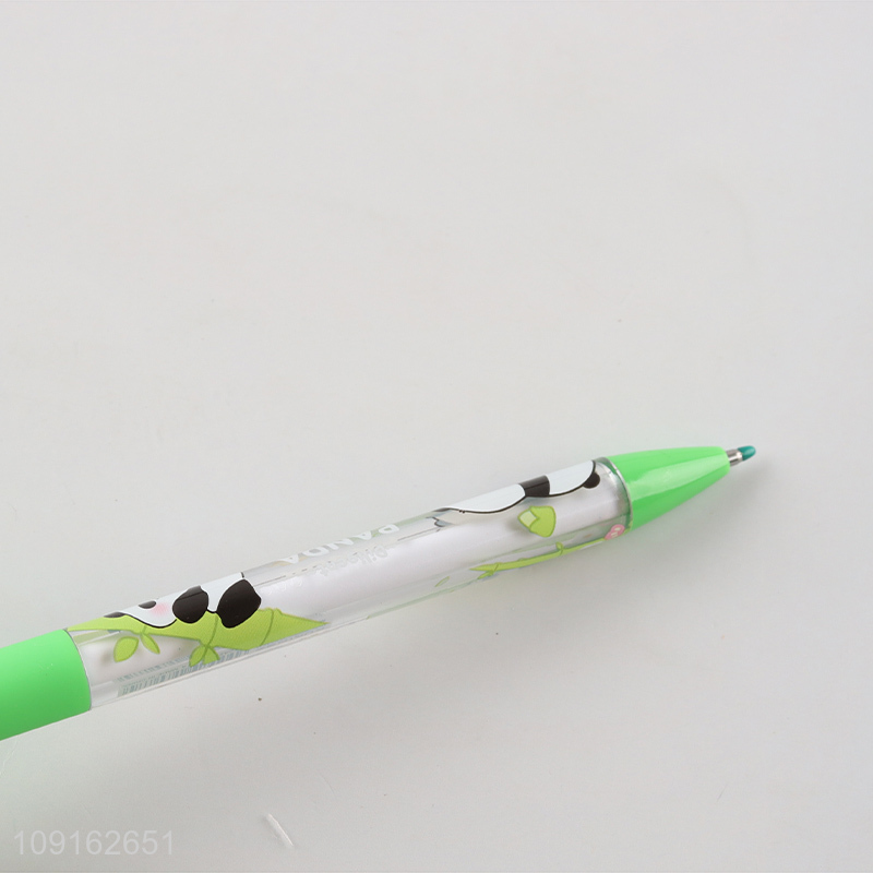 Best sale cartoon deligent panda decompression pen for school office