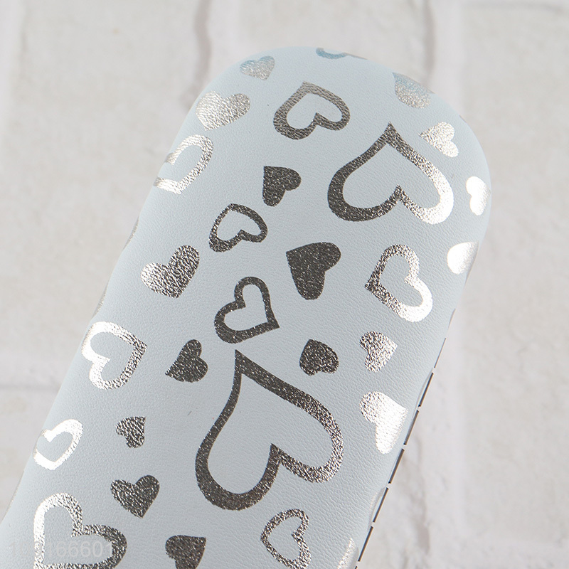 Yiwu market heart printed glasses box glasses case sunglasses case