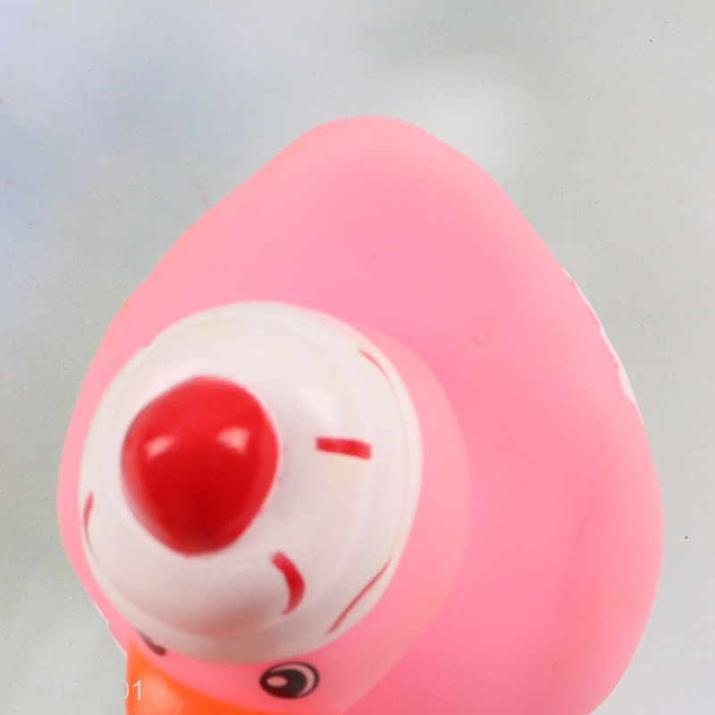 Factory Price Mini Rubber Duck Cute Floating Squeaky Baby Bath Toys