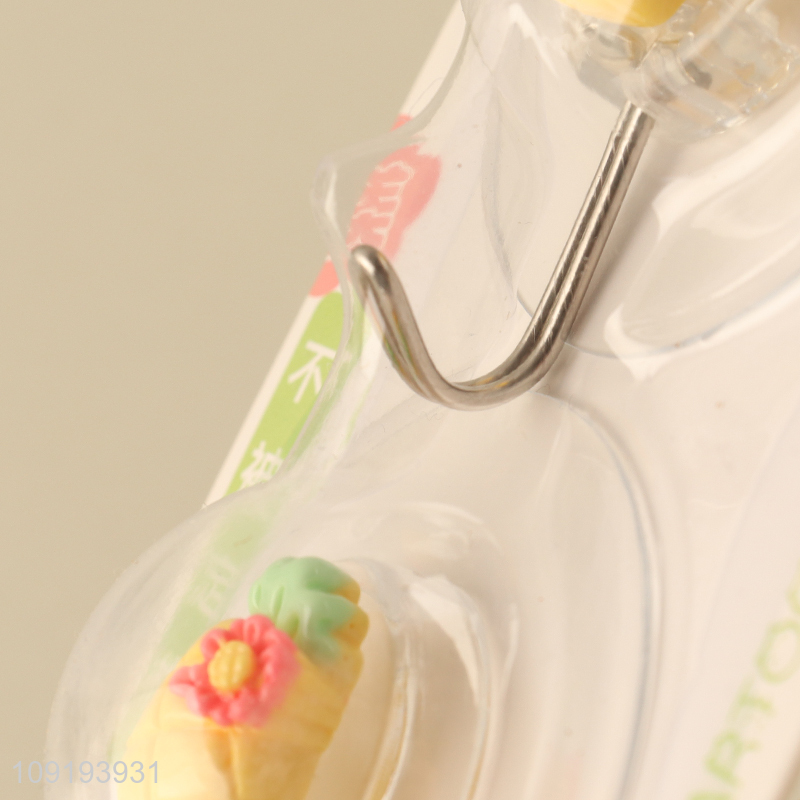 Online Wholesale 2PCS Cute Utility Hooks Adhesive Hooks for Hanging Towel