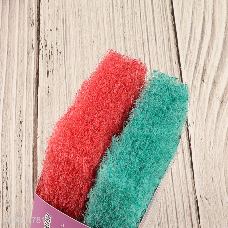 China products 2pcs kitchen dish washing scouring pad set for home