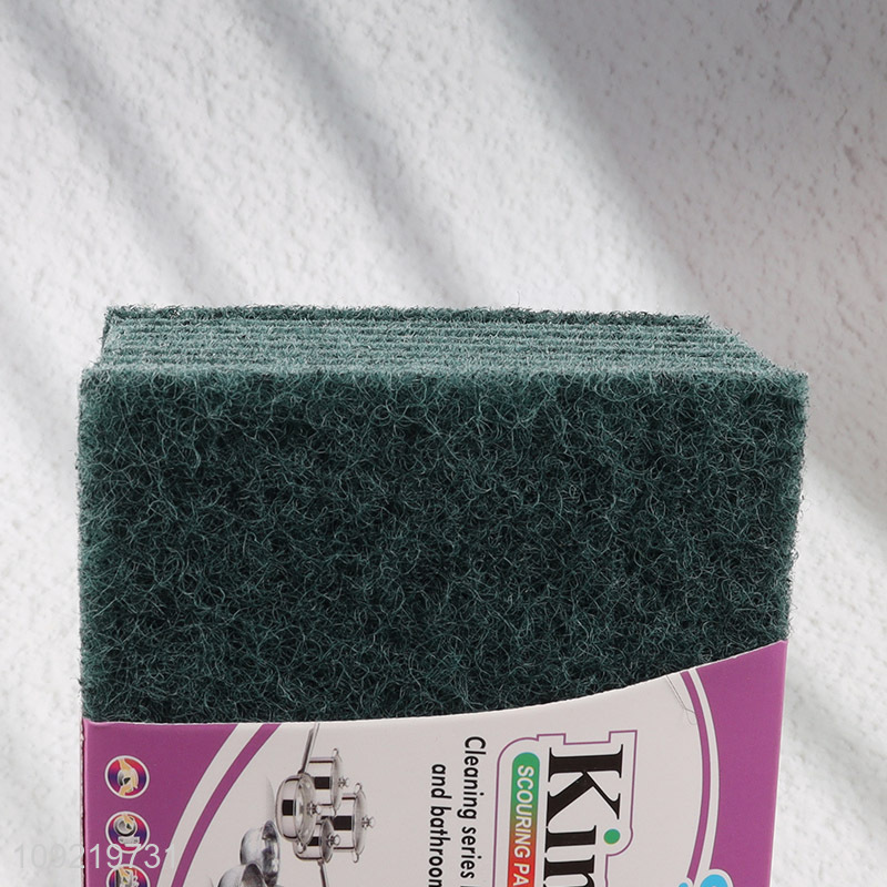 China Wholesale 10PCS Heavy Duty Scouring Pads for Washing Dishes Pots