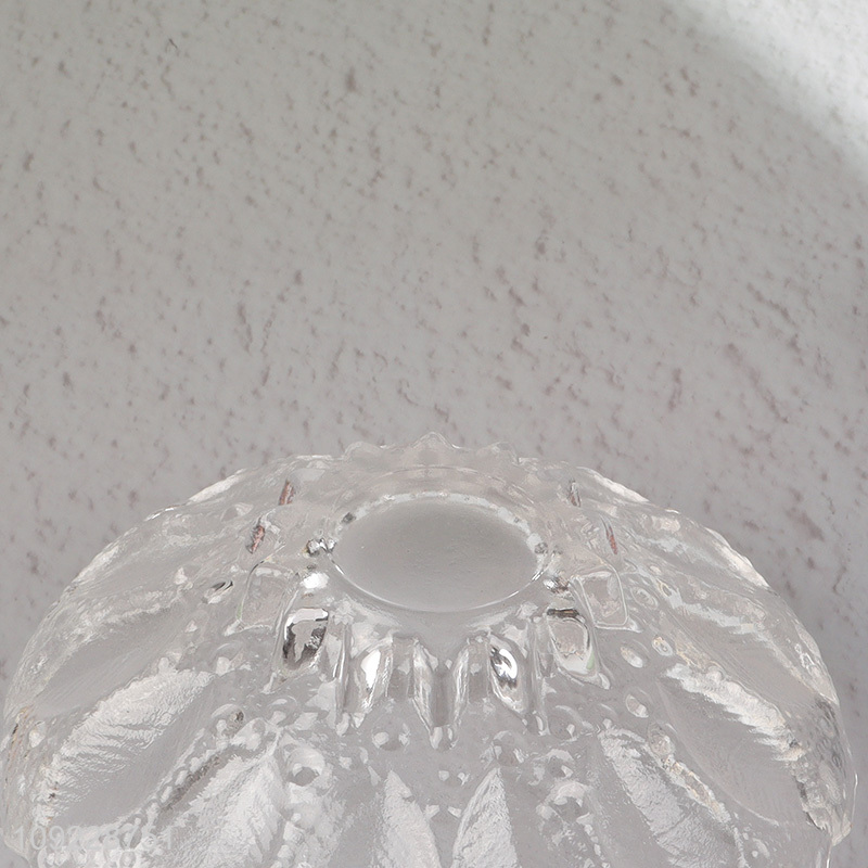 Hot Selling Transparent Glass Plate For Snacks Desserts Appetizers