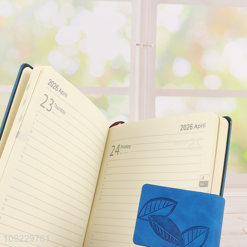 High Quality A5 Notebook PU Leather Lined Journal Notebook for Office School