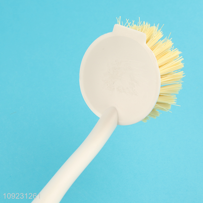 Hot items long bamboo handle home kitchen pot brush dish brush