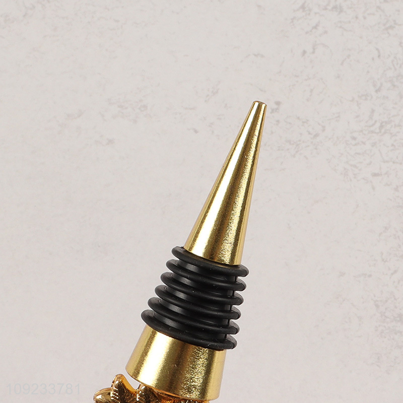 Wholesale Christmas Tree Shaped Wine Bottle Stopper Metal Wine Stopper