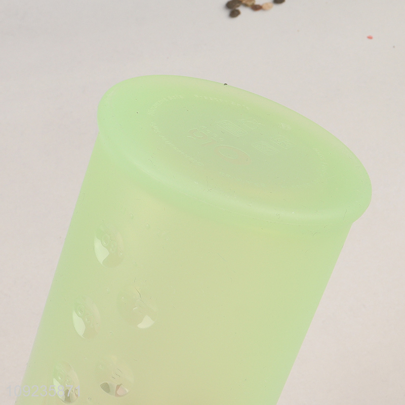 High Quality 9Oz 270Ml Silicone Training Cup with Straw & Lid for Baby