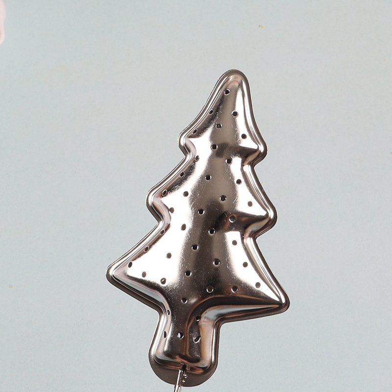 China supplier christmas tree shape stainless steel tea infuser tea filter