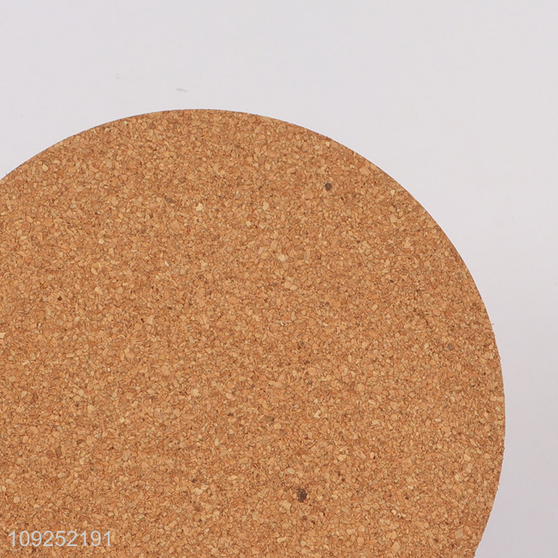 Factory price round cork waterproof cup mat cup coaster for sale