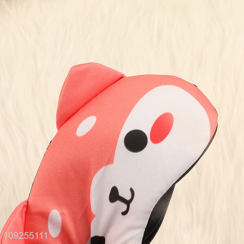 Good quality cartoon fox polyester sleeping eye mask eye cover for sale