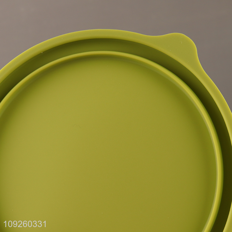 Online Wholesale Round Bento Lunch Box Food Grade Silicone Lunch Box