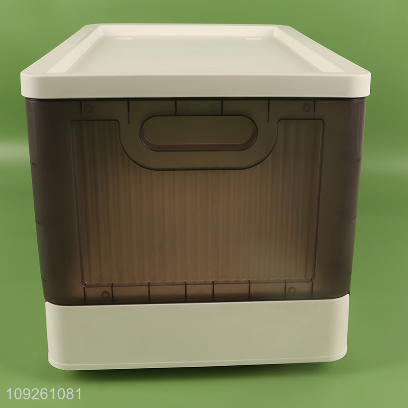 Good selling folding closet organizer plastic storage bin storage box