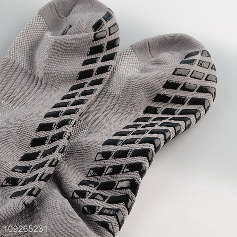 Factory Supply Men's Soccer Socks Non-Slip Grip Socks for Basketball Football