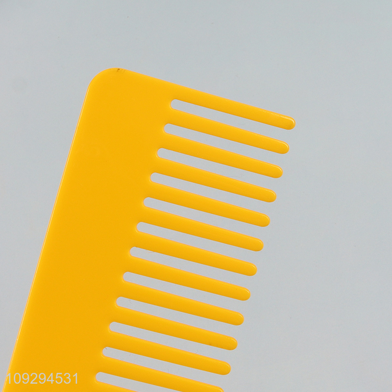 Factory price multicolor anti-static acrylic hair comb