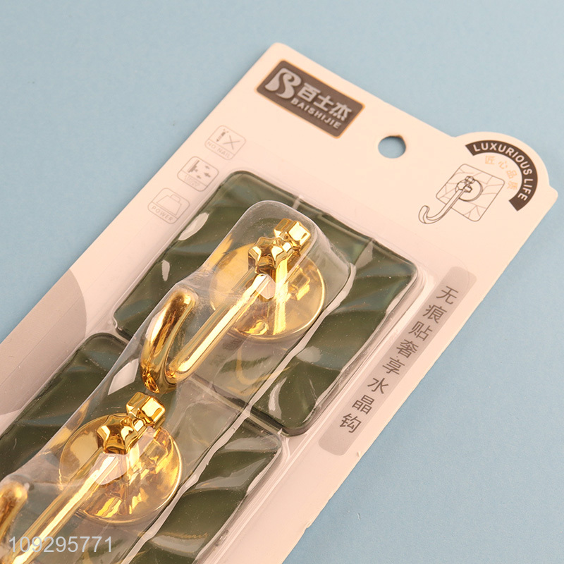 Top selling 2pcs sticky hook wall hook for household