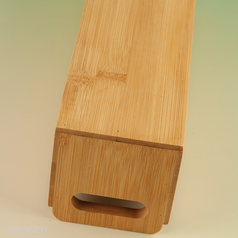 Best selling bamboo storage box with handle