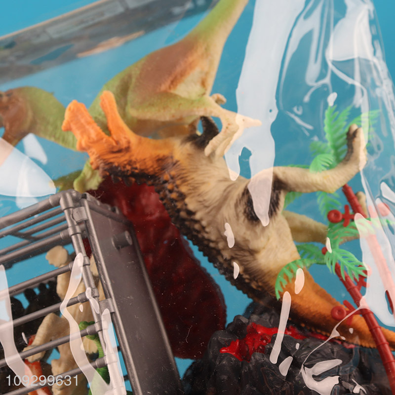 Good sale dinosaur world model toys with cage