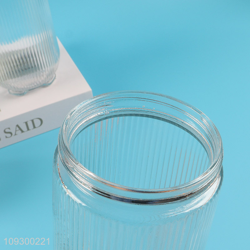 Online wholesale 5pcs glass storage jar with lid