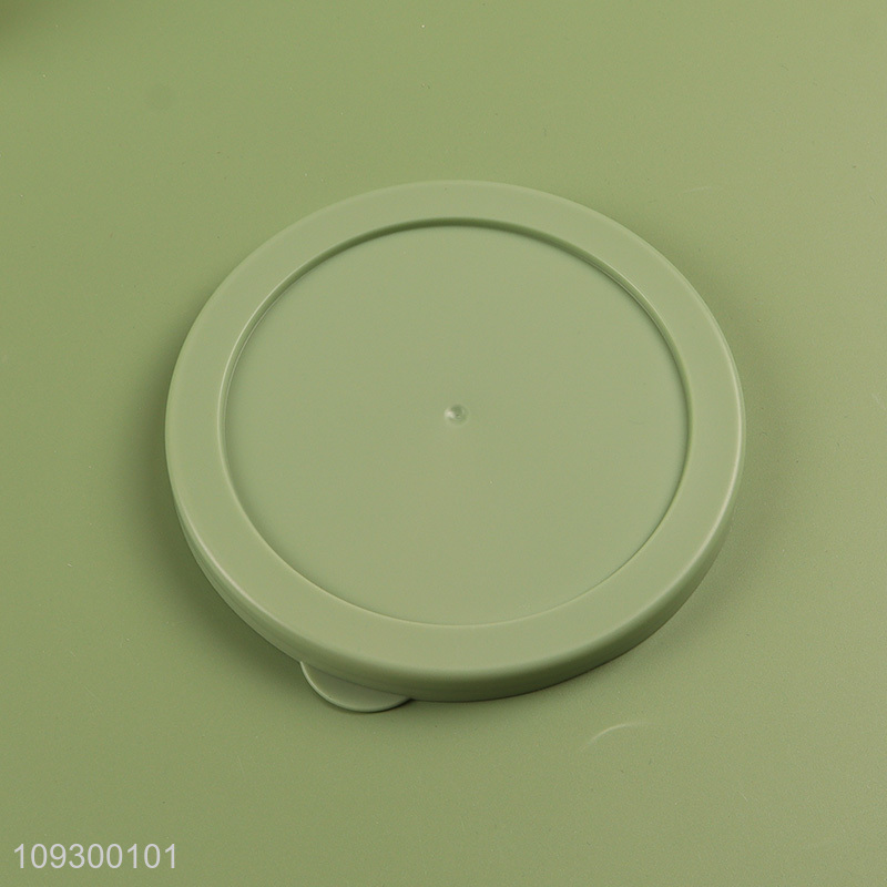 High quality 3pcs round glass food container preservation box set
