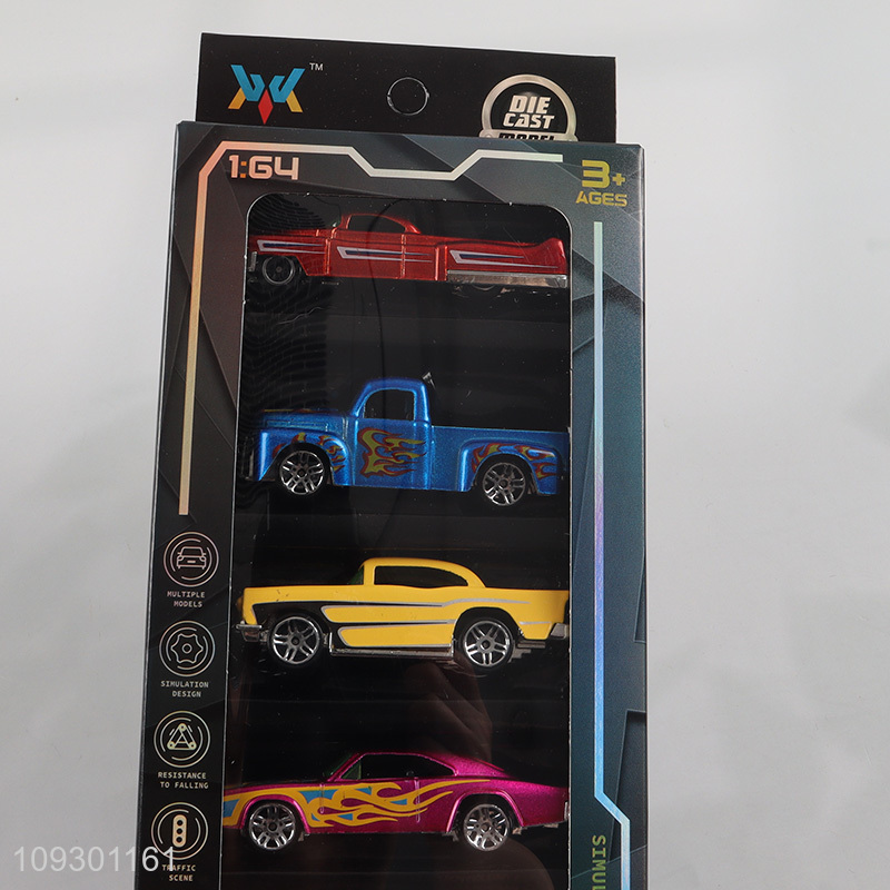 Factory supply multicolor 1:64 alloy slide vehicle toys