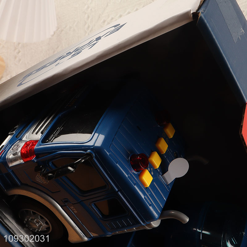 New arrival 1:16 inertial police transport truck toys