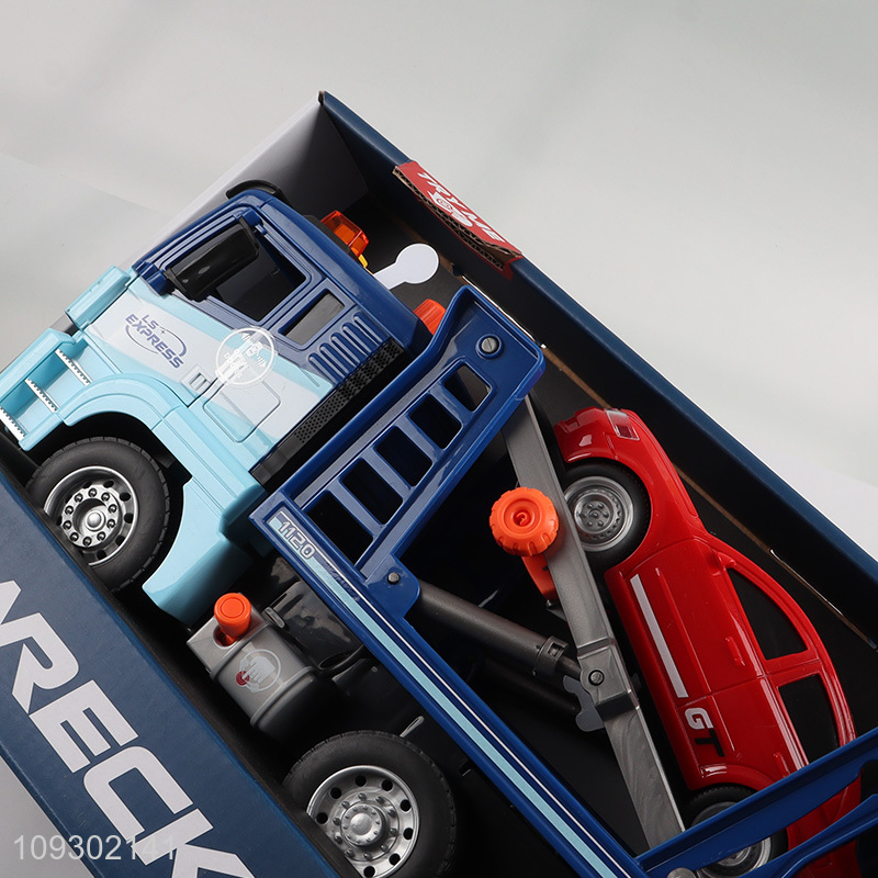 Factory price children 1:10 inertia trailer toys for sale