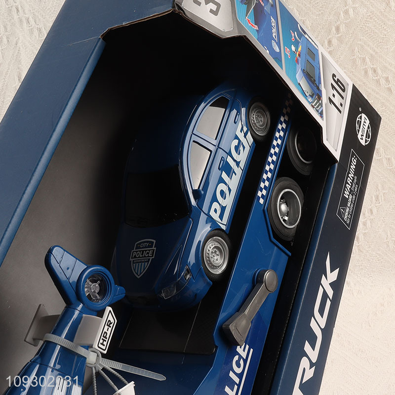 New arrival 1:16 inertial police transport truck toys