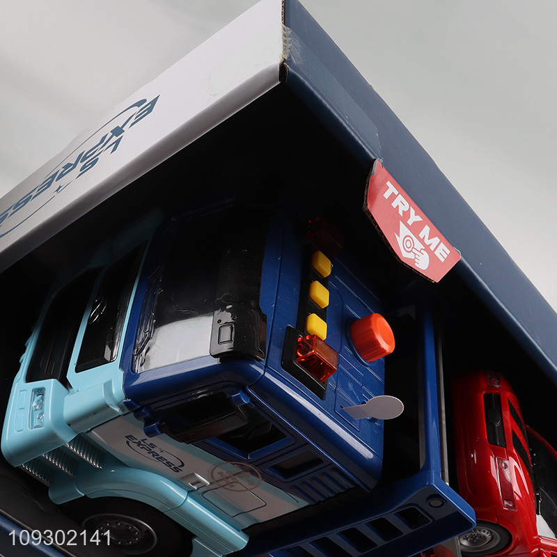 Factory price children 1:10 inertia trailer toys for sale