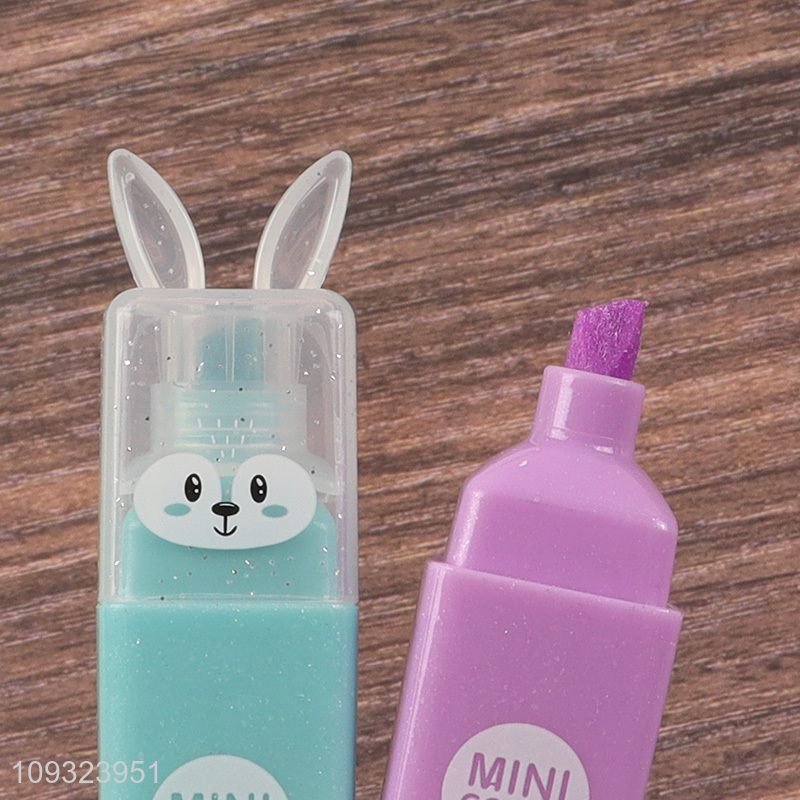 China wholesale 6colors school office highlighter pen set