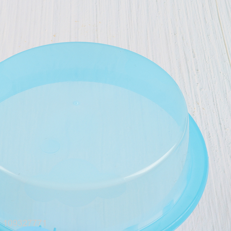 China supplier round plastic pet bowl pet feeder