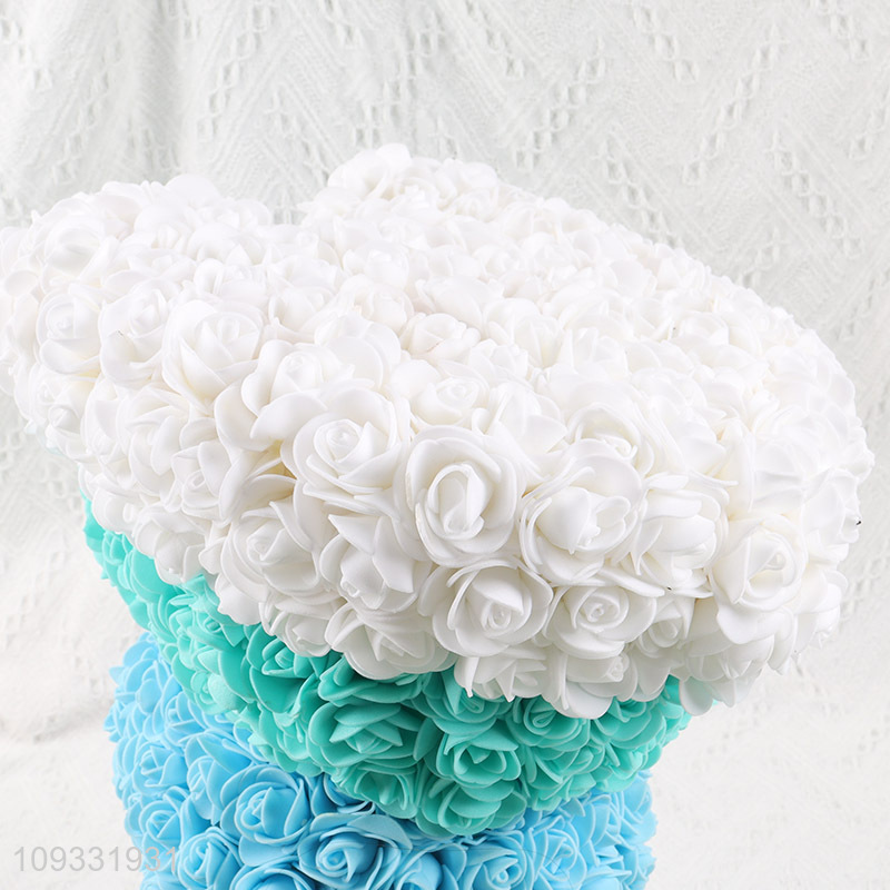 China supplier multicolor foam rabbit rose flower