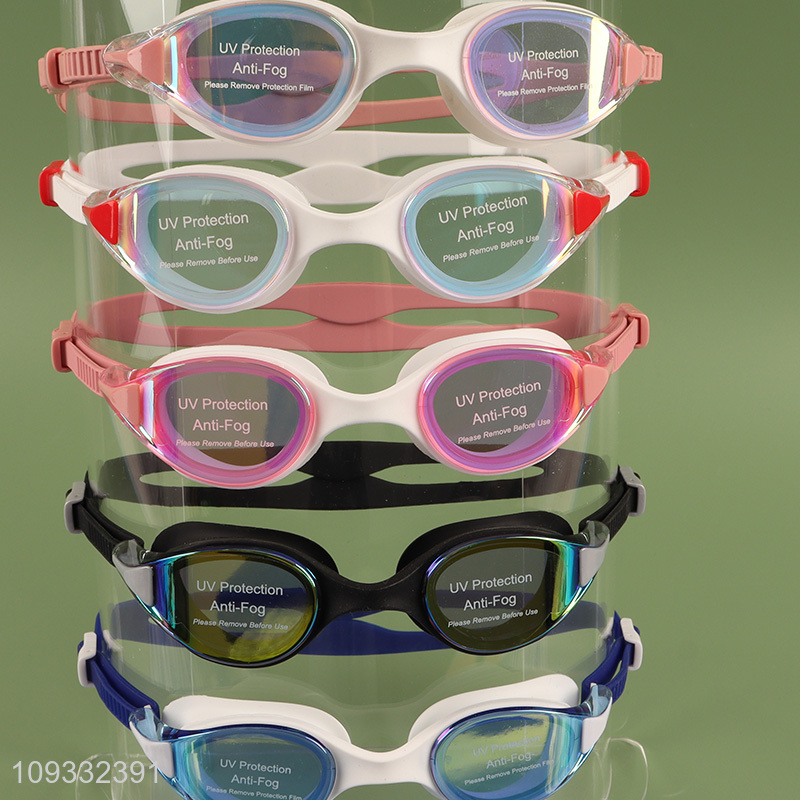 Best selling multicolor swimming goggles for adult