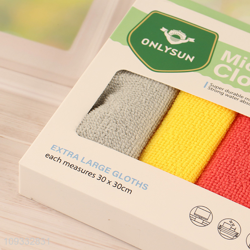 Factory wholesale microfiber cleaning towel cleaning clothes